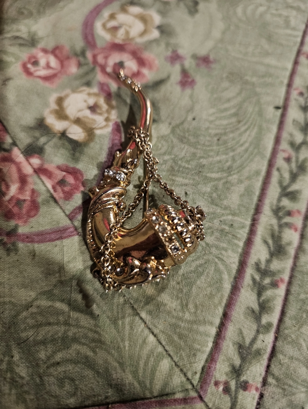 Vintage Saxaphone Brooch
